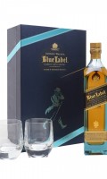 Johnnie Walker Blue Label with 2 Free Glasses Gift Set
