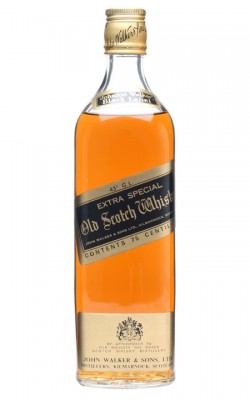 Johnnie Walker Black Label / Bottled 1980s Blended Scotch Whisky