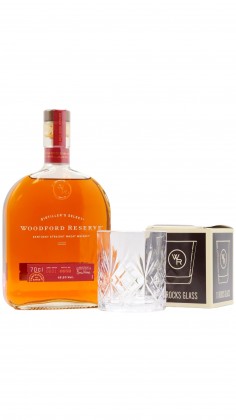 Woodford Reserve Glass & Kentucky Straight Wheat