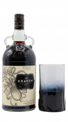 Kraken Glass & Black Spiced (1 Litre) Rum