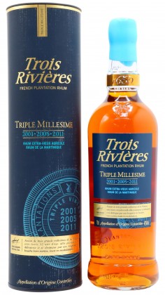 Trois Rivieres Triple Millesime 2001, 2005 & 2011 Rum