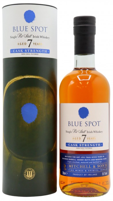 Blue Spot Cask Strength Single Irish Pot Still Batch #3 7 year old