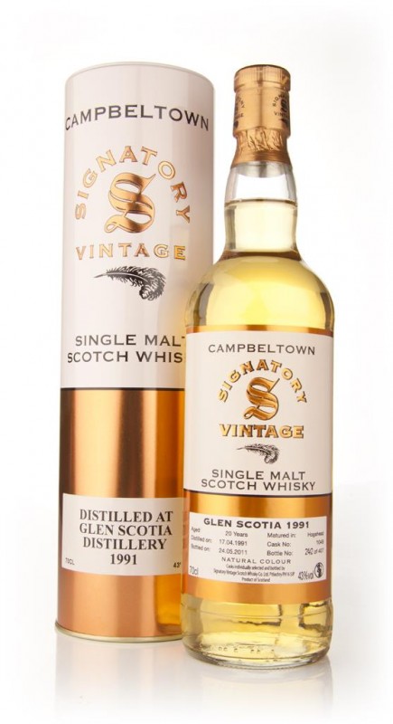Glen Scotia 20 Year Old 1991 Signatory