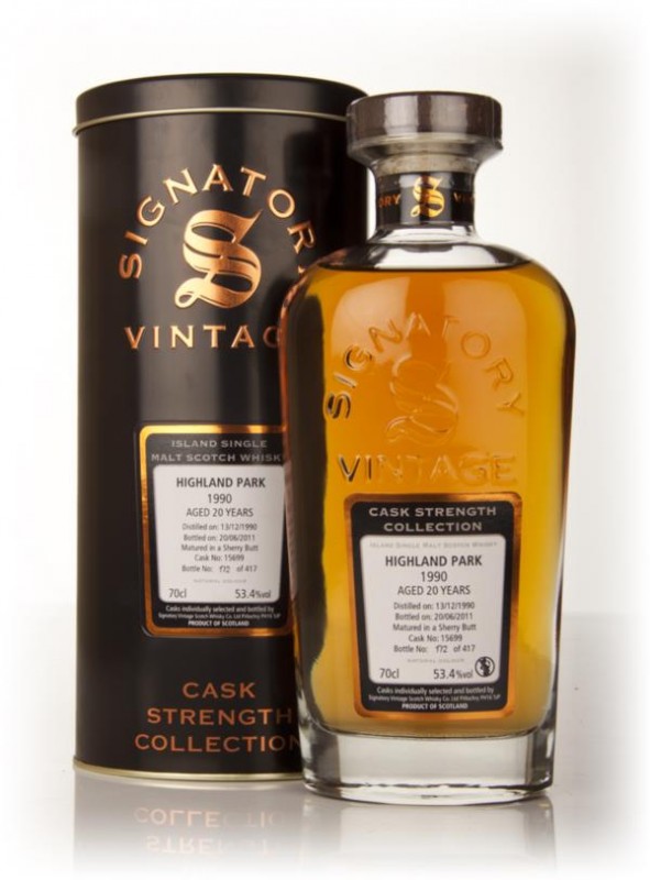 Highland Park 20 Year Old 1990 Cask 15699 Cask Strength Collection