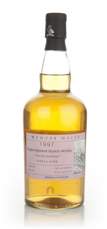 Vanilla Summer 1997 Wemyss Malts