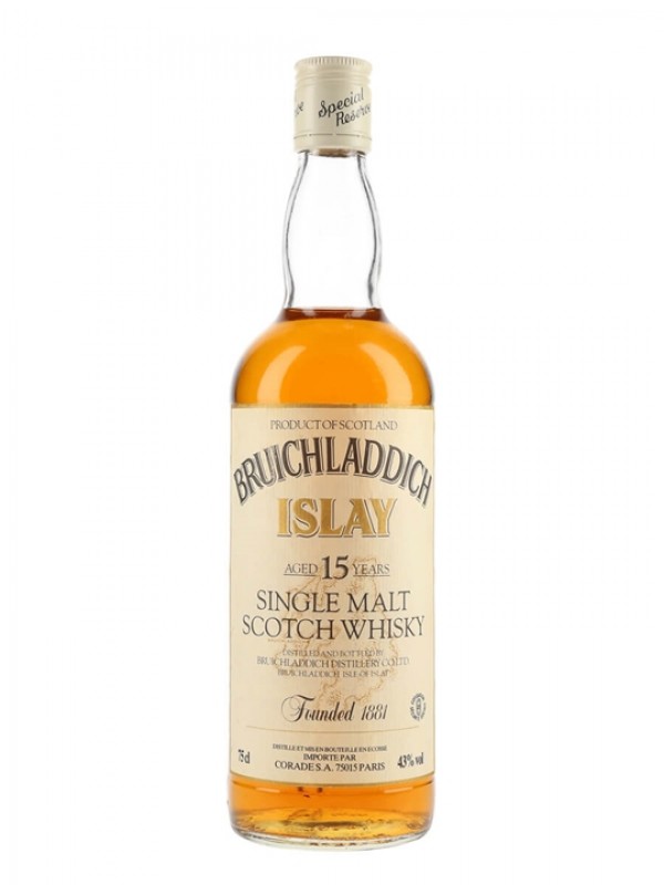 Bruichladdich 15 Year Old / 43% / 75cl / Bottled 1980s