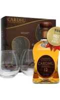 Cardhu 12 Year Old / 2 Glass Set Speyside Single Malt Scotch Whisky
