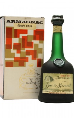 Duc de Maravat 1904 Armagnac / Bottled 1980s