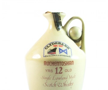 Auchentoshan 12 Year Old Ceramic Decanter, Clydebank Centenary
